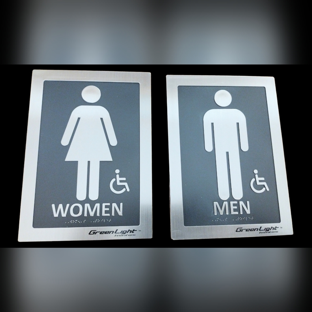 BOGO: Restroom Business Signs